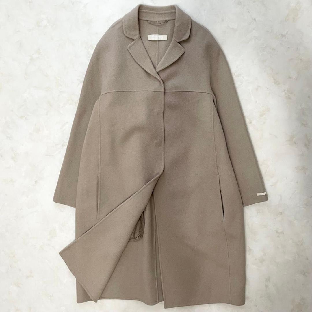 Max Mara Cucito A Mano ウールコート ベージュ 38 S