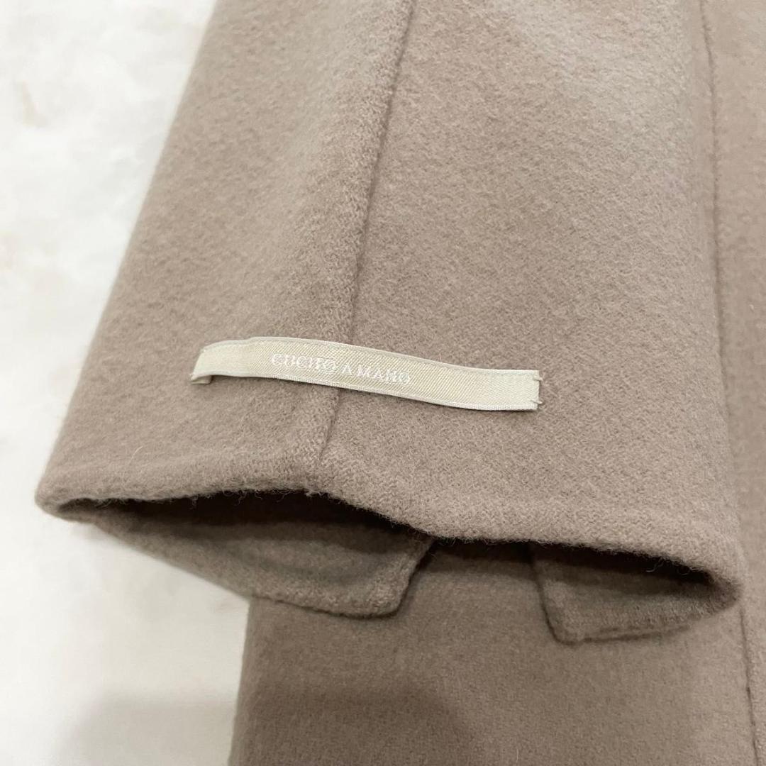 Max Mara Cucito A Mano ウールコート ベージュ 38 S