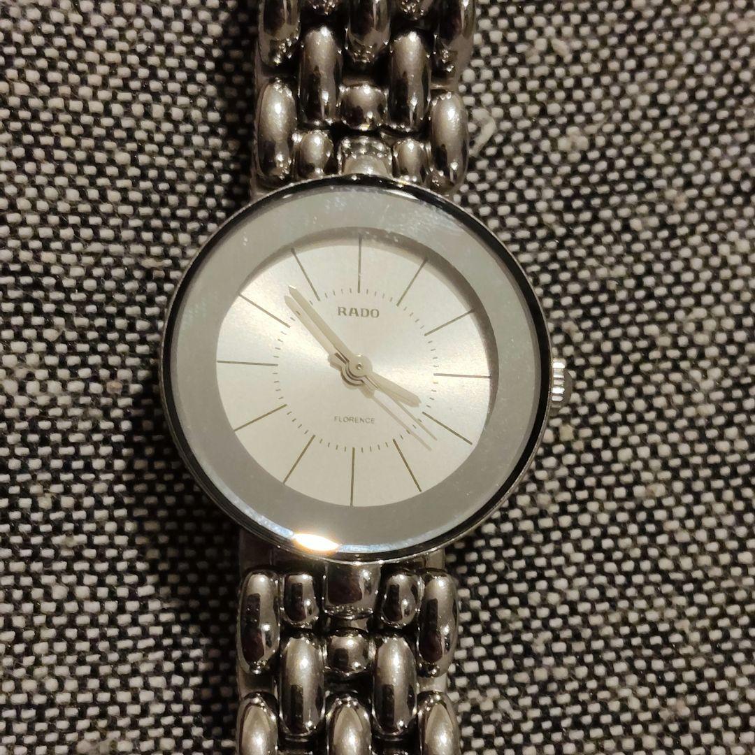 美品　RADO レディース 腕時計 クォーツ シルバー　電池腕時計