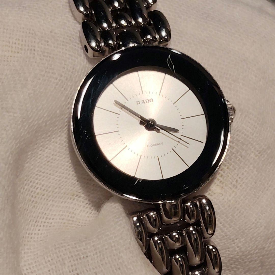 美品　RADO レディース 腕時計 クォーツ シルバー　電池腕時計