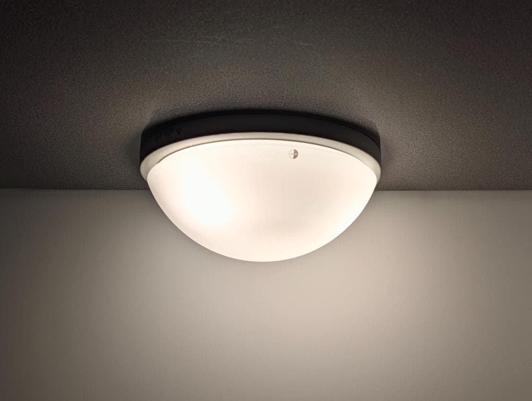 ビンテージ ヤマギワ リンブルグ 半球 シーリングライト ランプ Φ34 廃盤