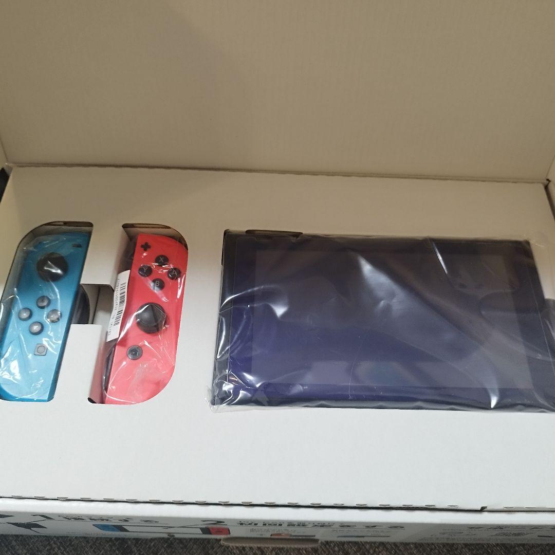 【送料無料】Nintendo Switch 本体 青/赤 SDカード付き