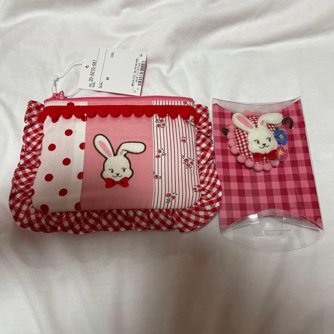 【チエコサク】ポーチとヘアゴムセット