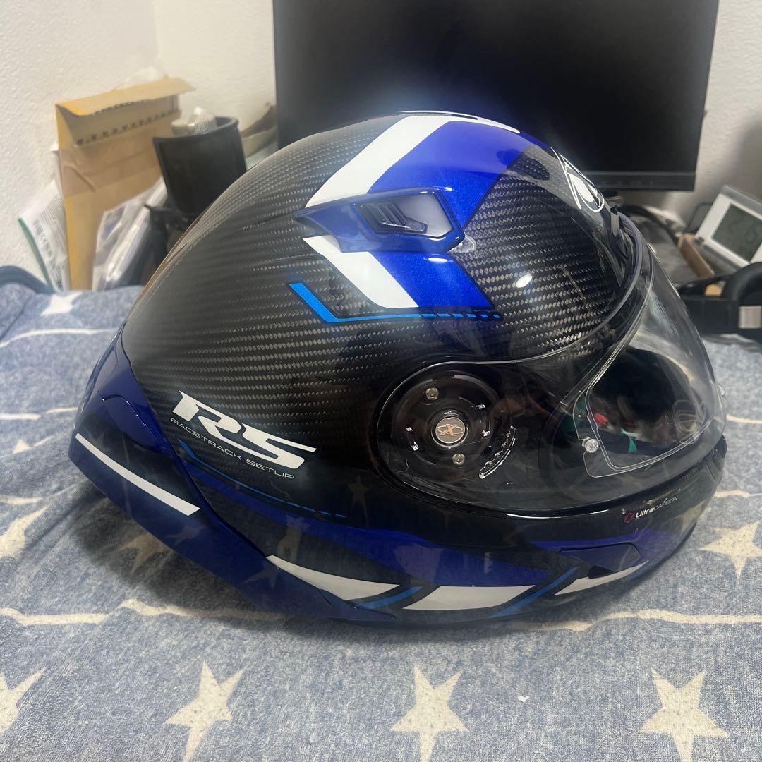 Xlite フルフェイスヘルメット 青黒カーボン