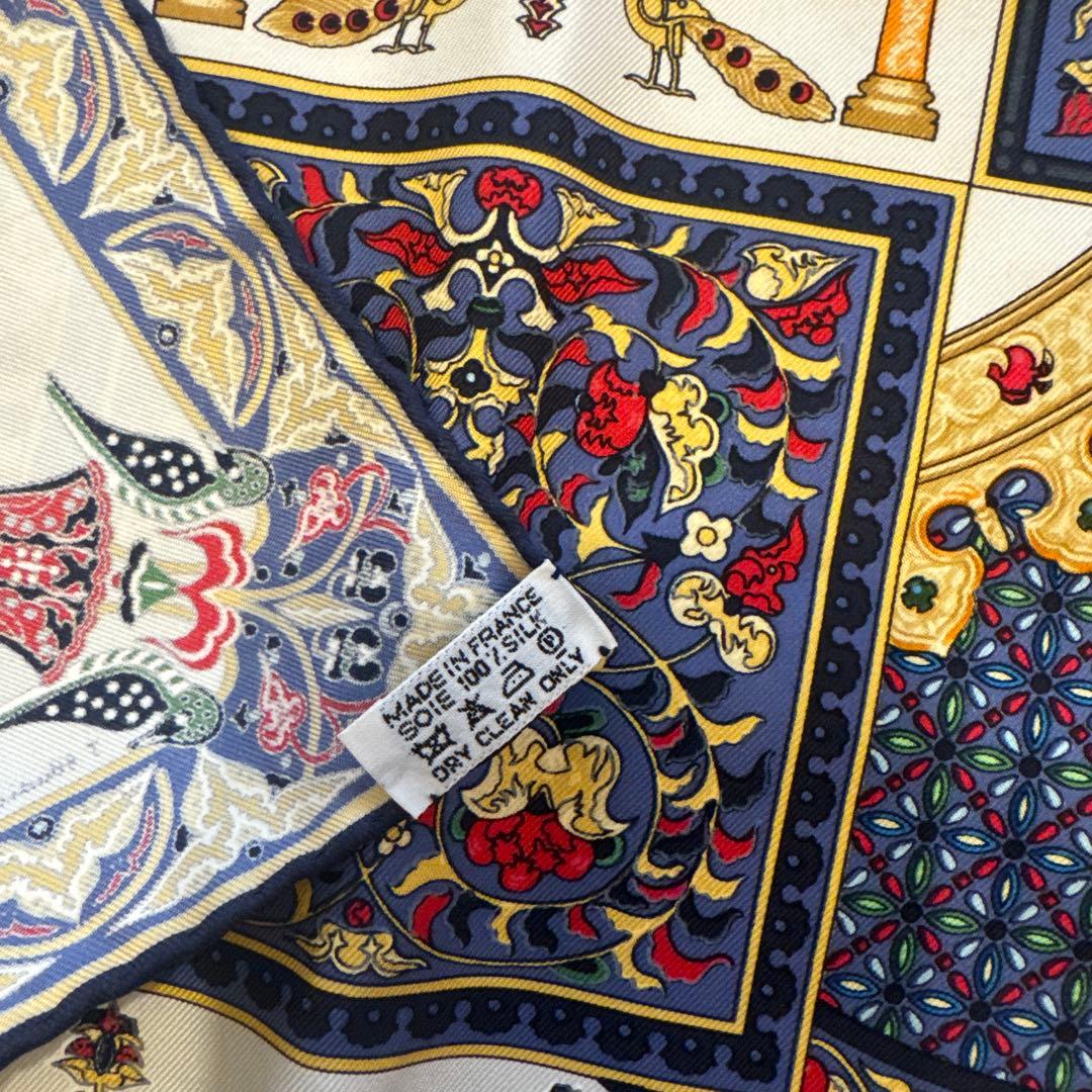 HERMÈS ビザンティンデザイン シルクスカーフ