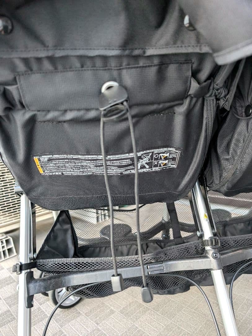 【匿名送料込・直引取１万】コンビ　ツインスピン　二人乗り　双子　ベビーカー