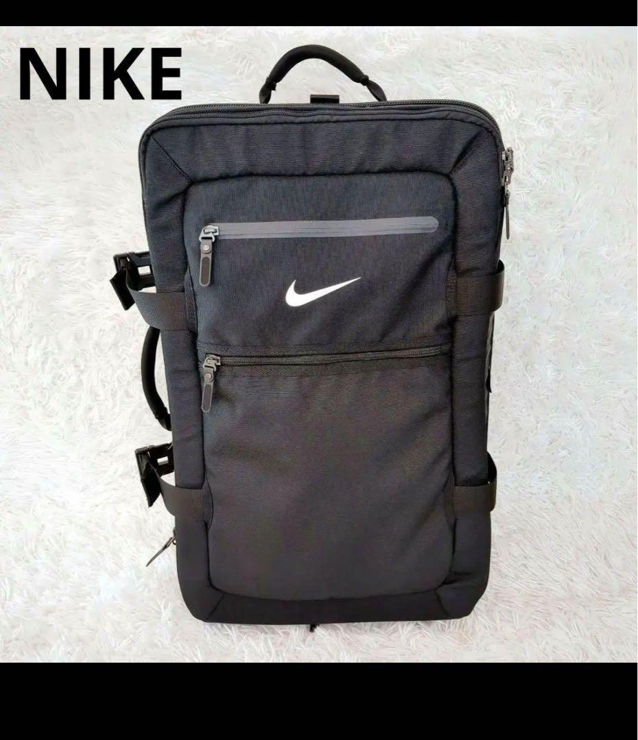 美品レアサイズ NIKEナイキ キャリーケース 2輪 軽量 ブラック