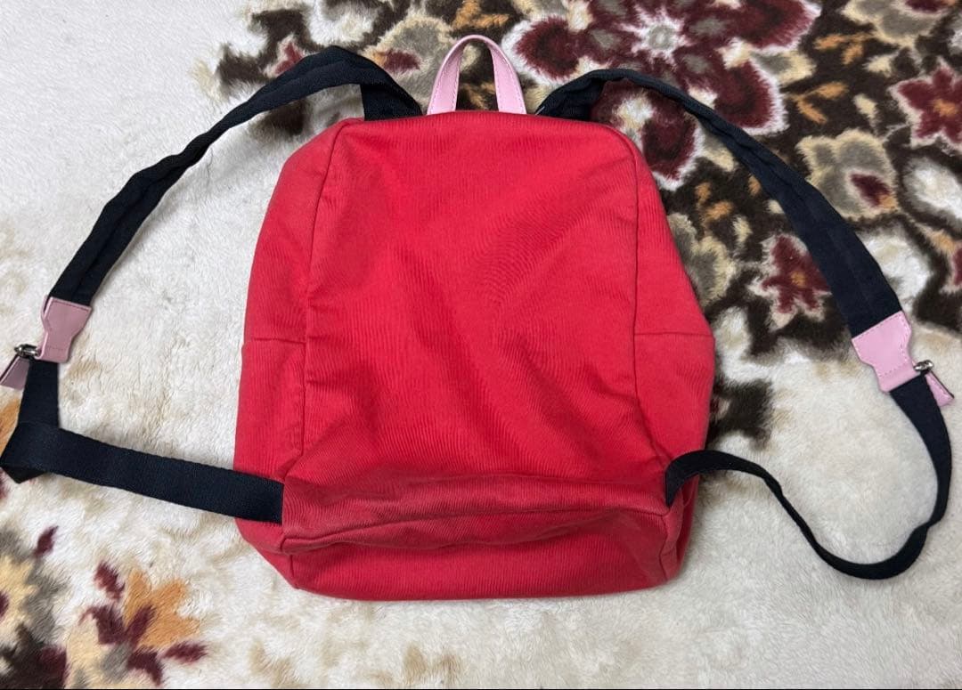 FENDI キッズ ミニリュック レザー キャンバス