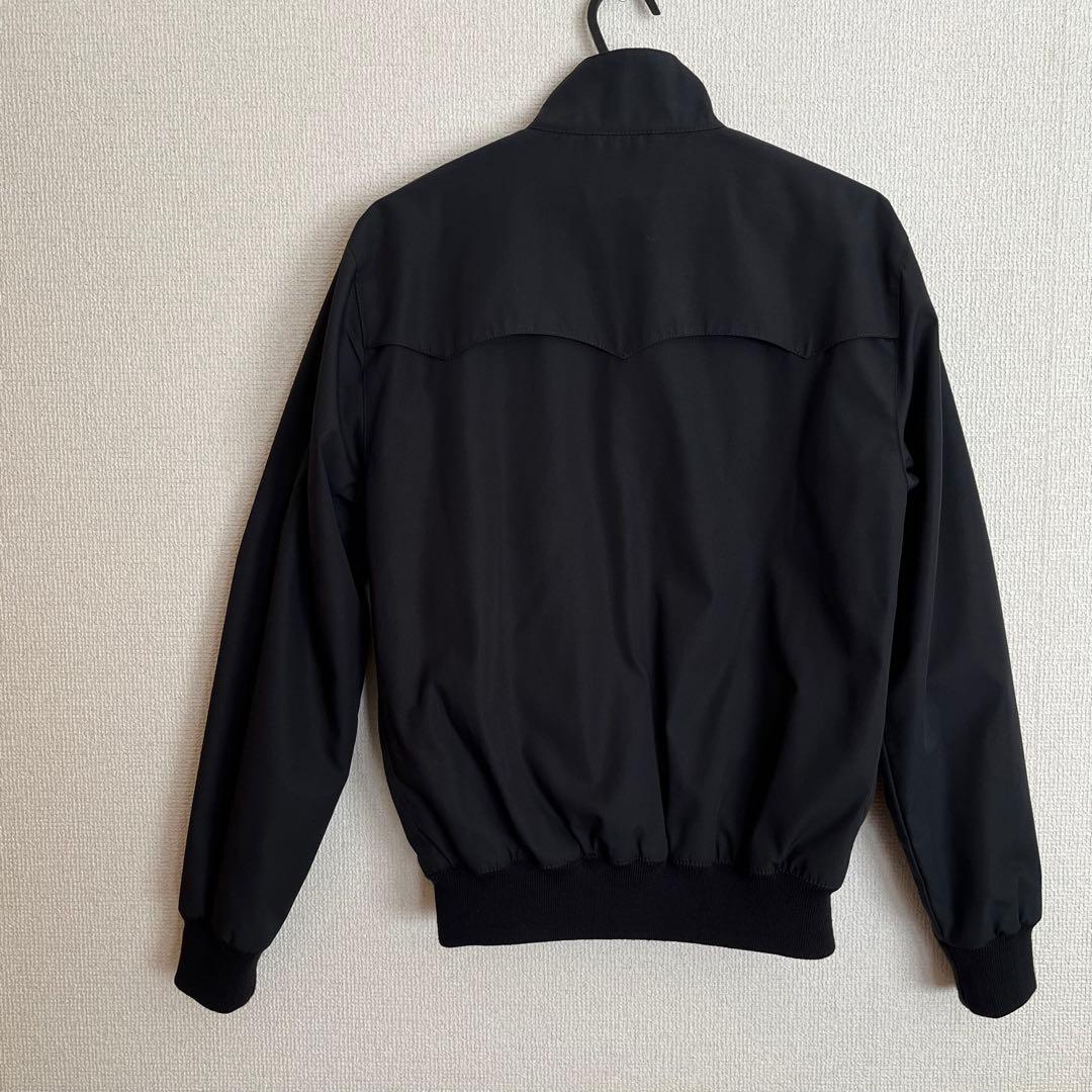 【送料無料】FRED PERRY ハリントン ジャケット 英国製 XS ブラック