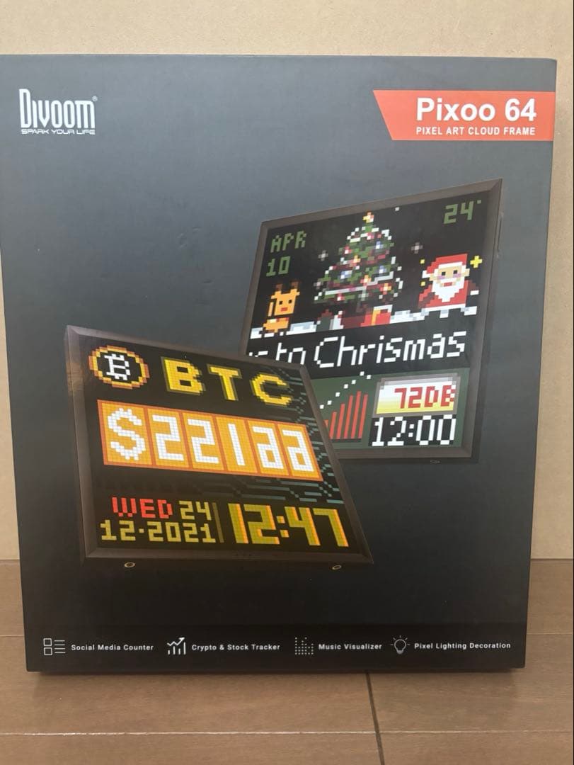 【美品】Divoom Pixoo64デジタルフレーム