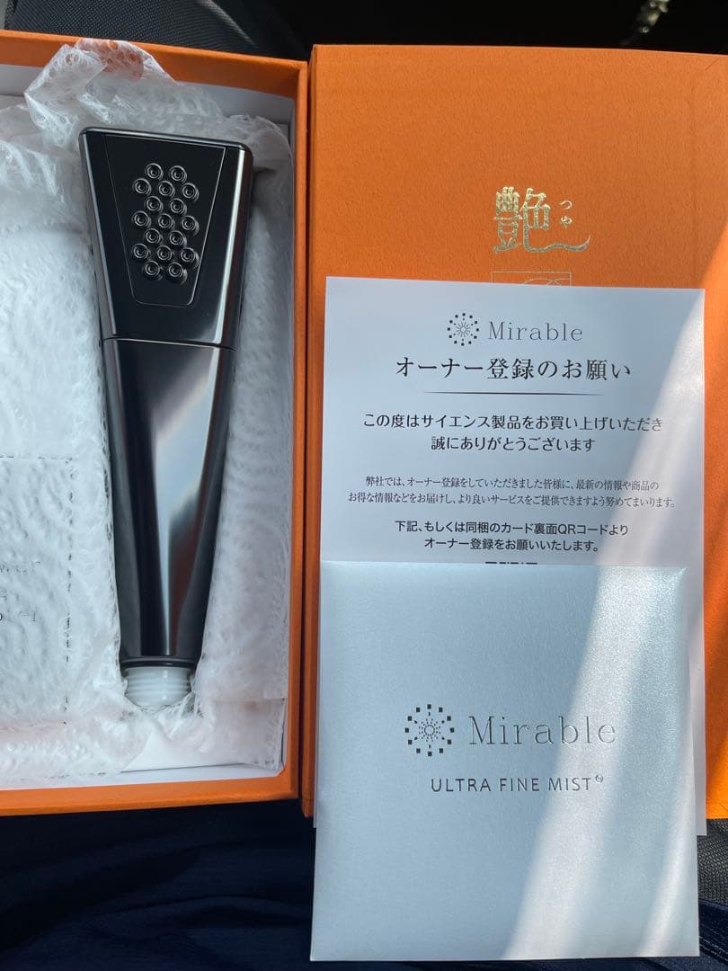 Mirable艶　 超微細ミスト シャワーヘッド