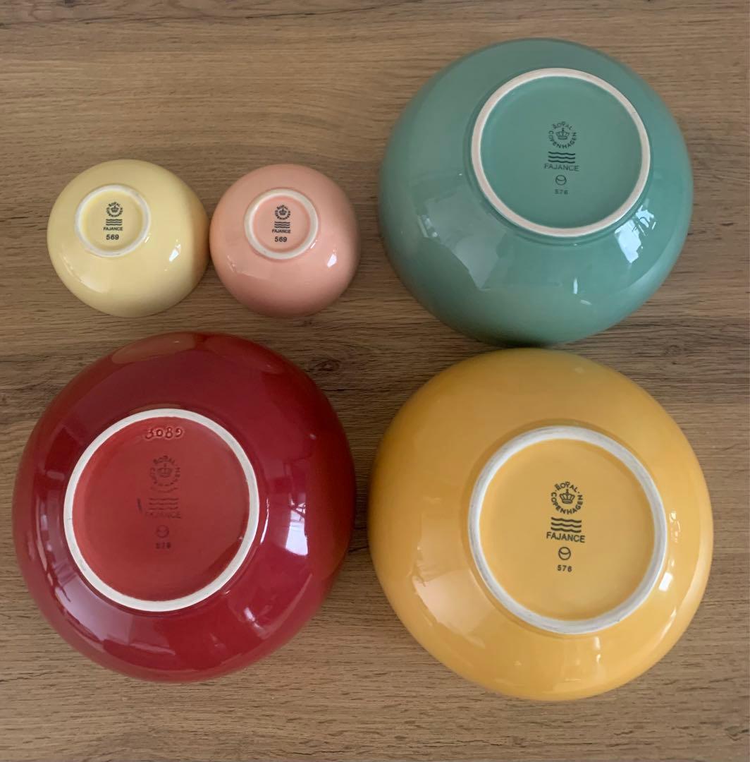 【美品】ロイヤルコペンハーゲン URSULA ウワスラ 5個セット