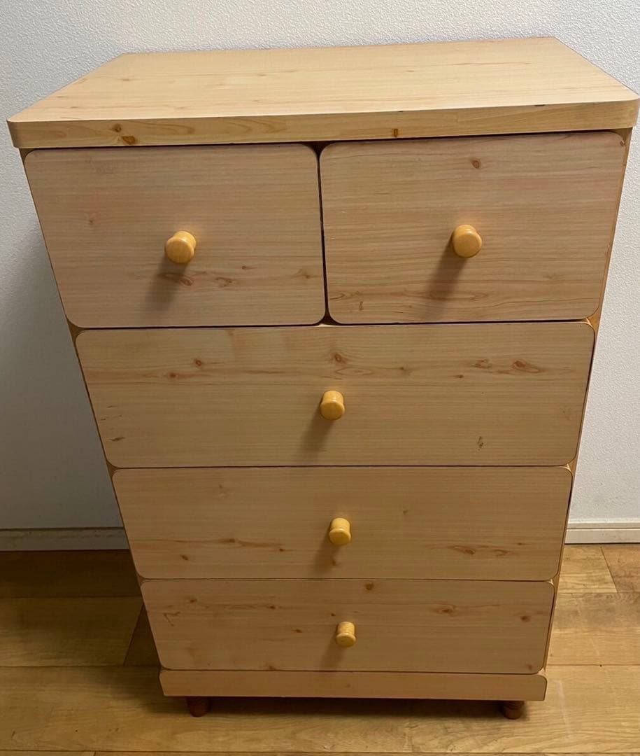 ナチュラルウッド 木製チェスト☆