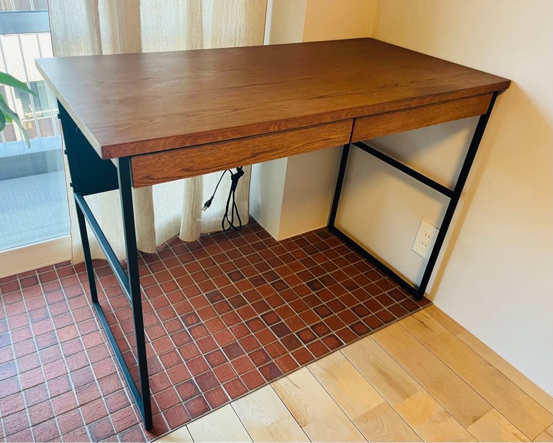 じゅん⭐︎【送料込】おしゃれデスク/学習机
