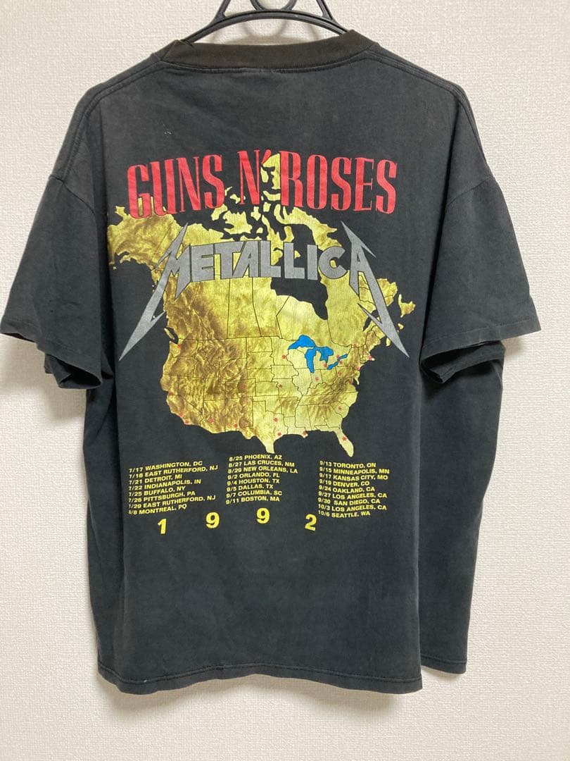 雰囲気◎llica Guns N' Roses 1992 Tシャツ　XL