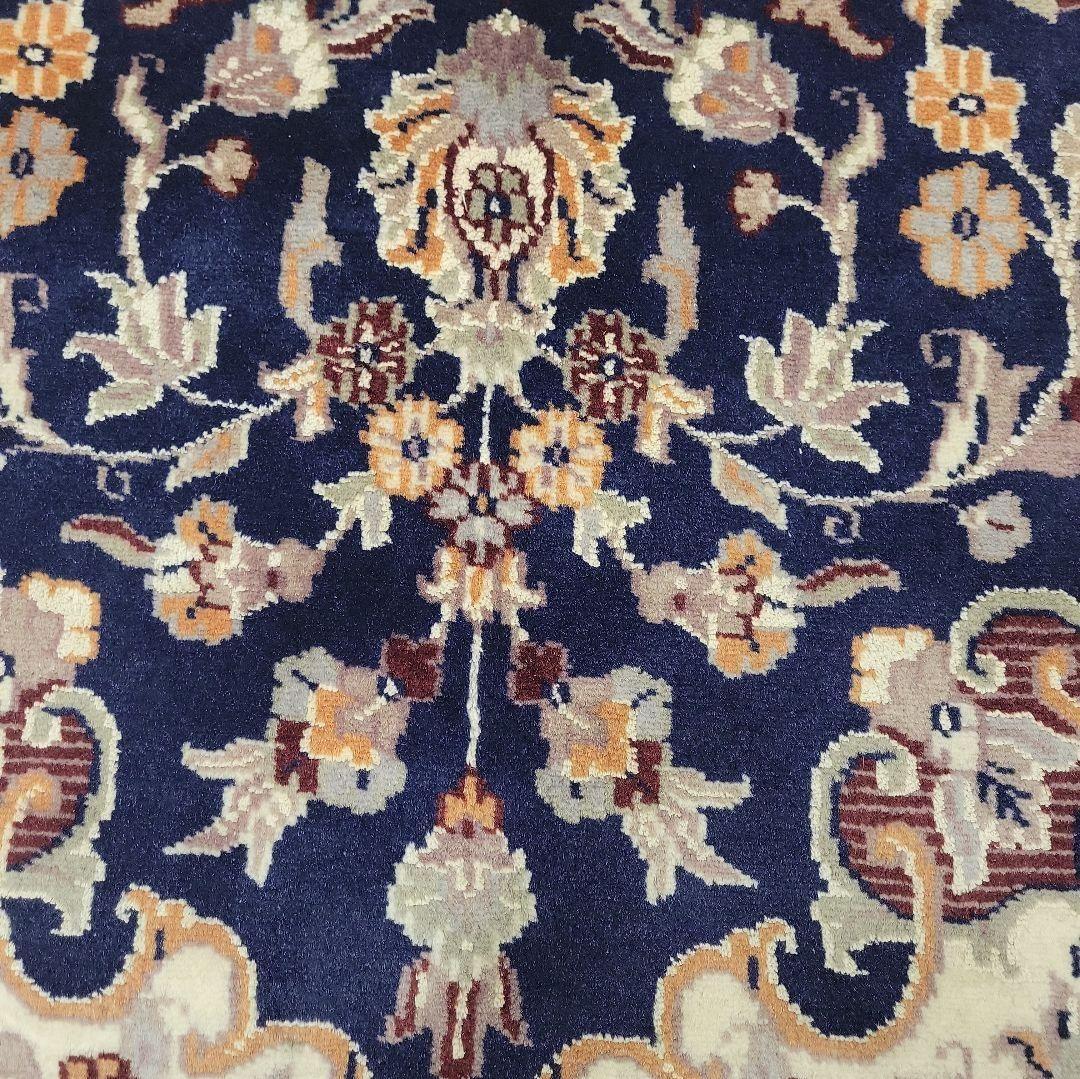 151x90cmパキスタン手織り絨毯(24)ギャッベ・絹・クム・ペルシャ・ラグ