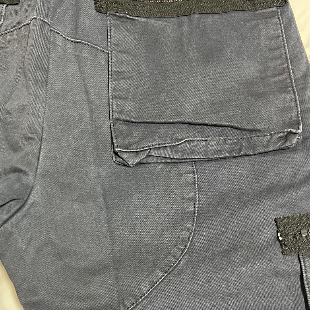 ナンバーナイン ボンテージパンツ ネイビー カート期 2003