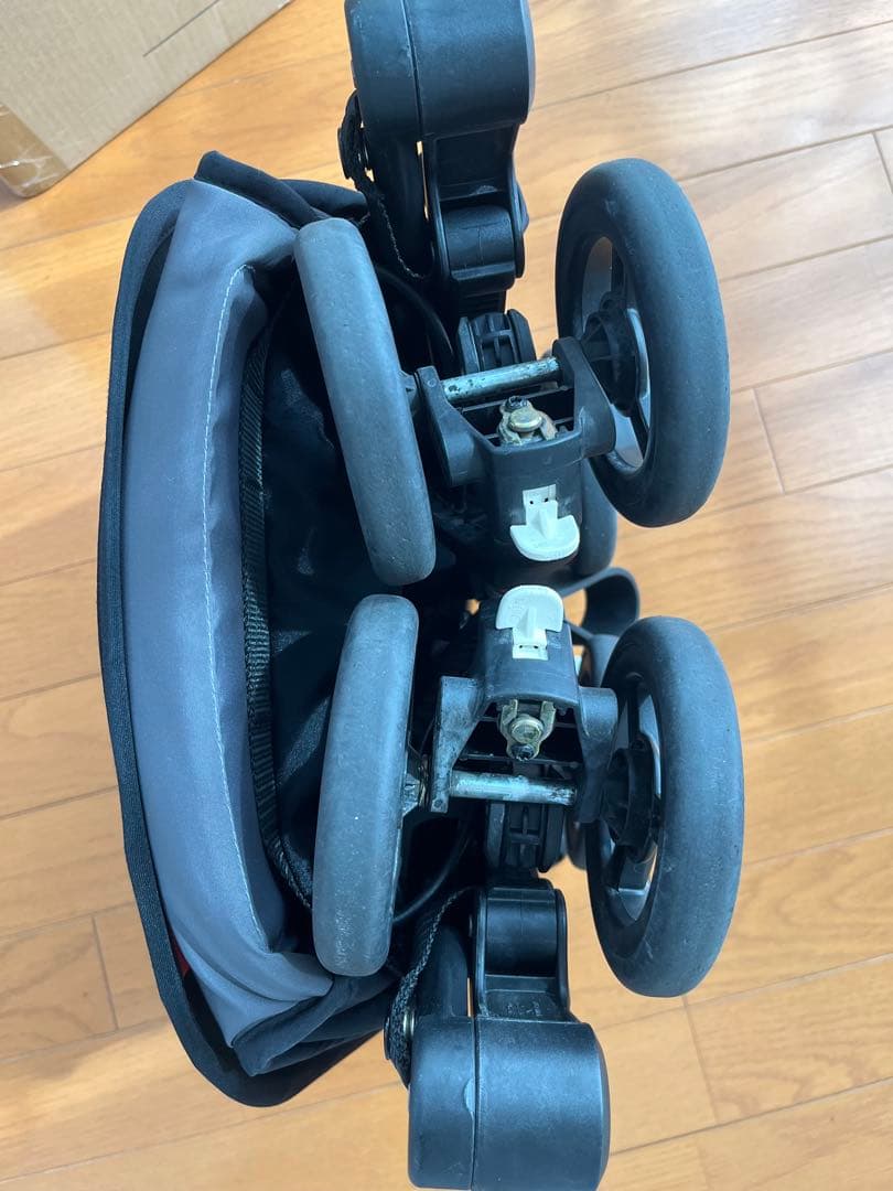 ポキットcybex gb 軽量コンパクト セカンド ベビーカー グレー