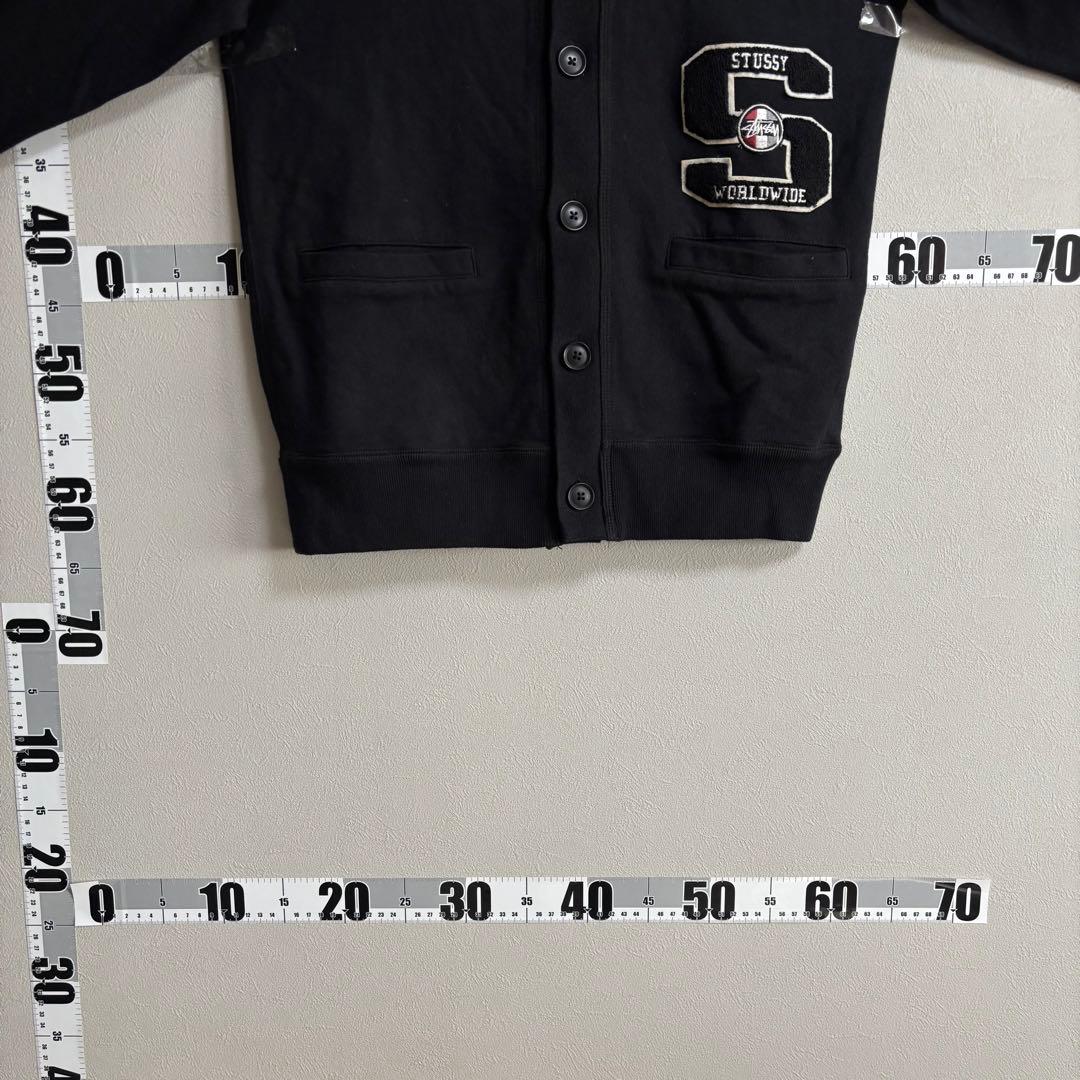 新品 タグ付きstussy ステューシー カーディガン トレーナースウェット S