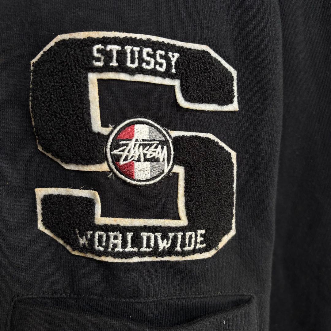 新品 タグ付きstussy ステューシー カーディガン トレーナースウェット S