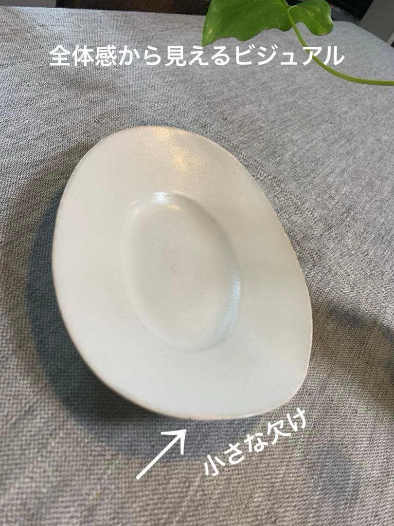 安藤雅信　初期作品　ギャルリ百草　楕円　オランダプレート　美品　希少