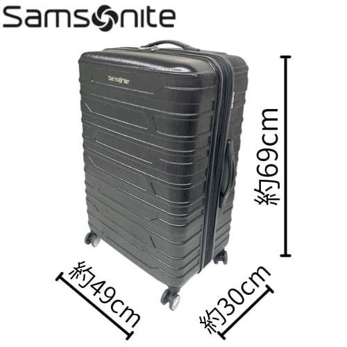 美品✨ サムソナイト L ハード 大容量 スーツケース 拡張機能 長期旅行 黒