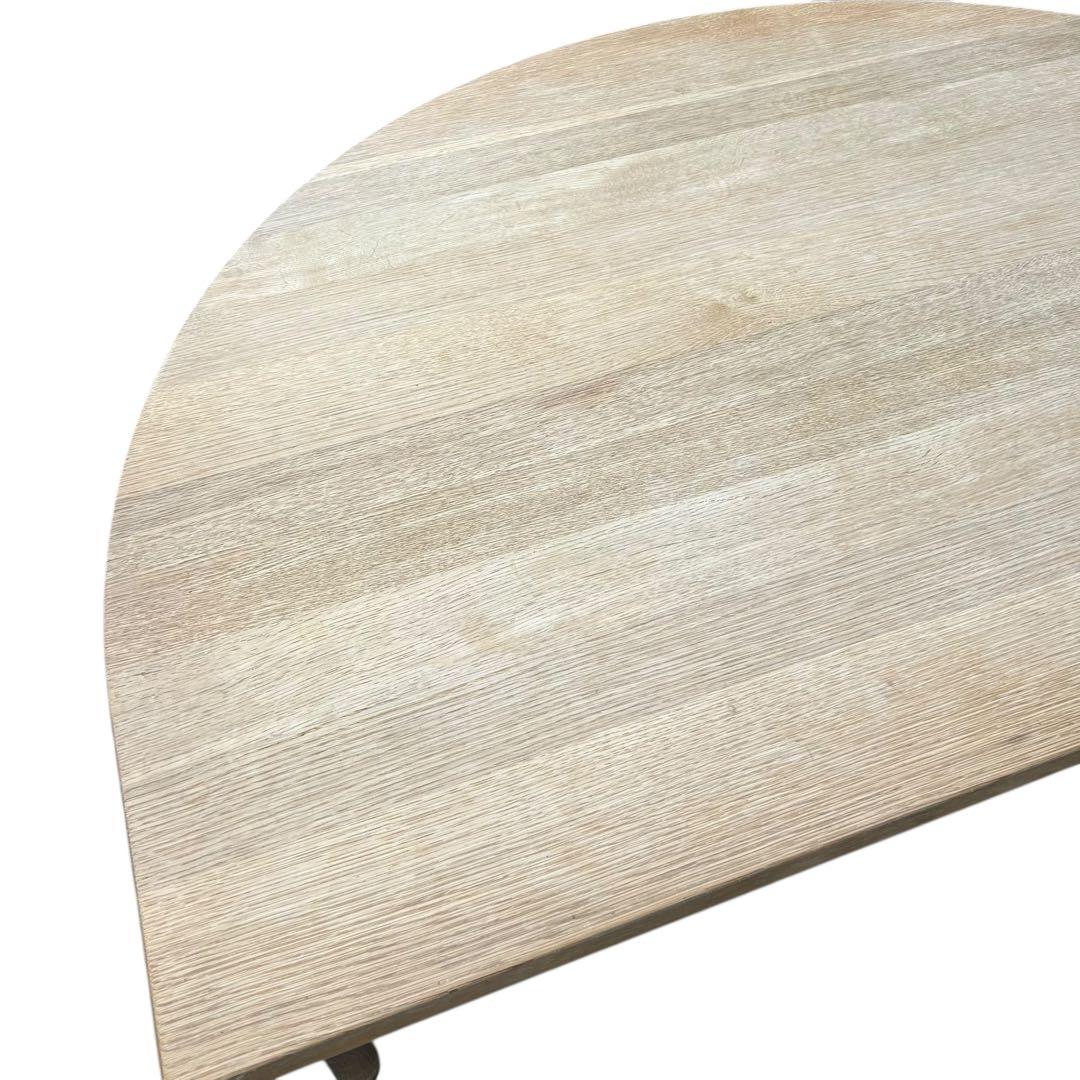 飛騨産業 森のことば 半円形 リビングテーブル　150×100cm