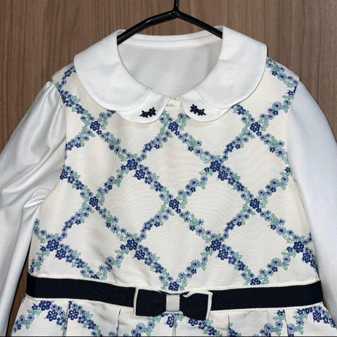 美品　組曲　刺繍ワンピース　3点セット120cm