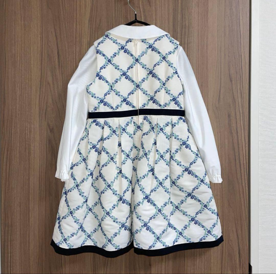 美品　組曲　刺繍ワンピース　3点セット120cm