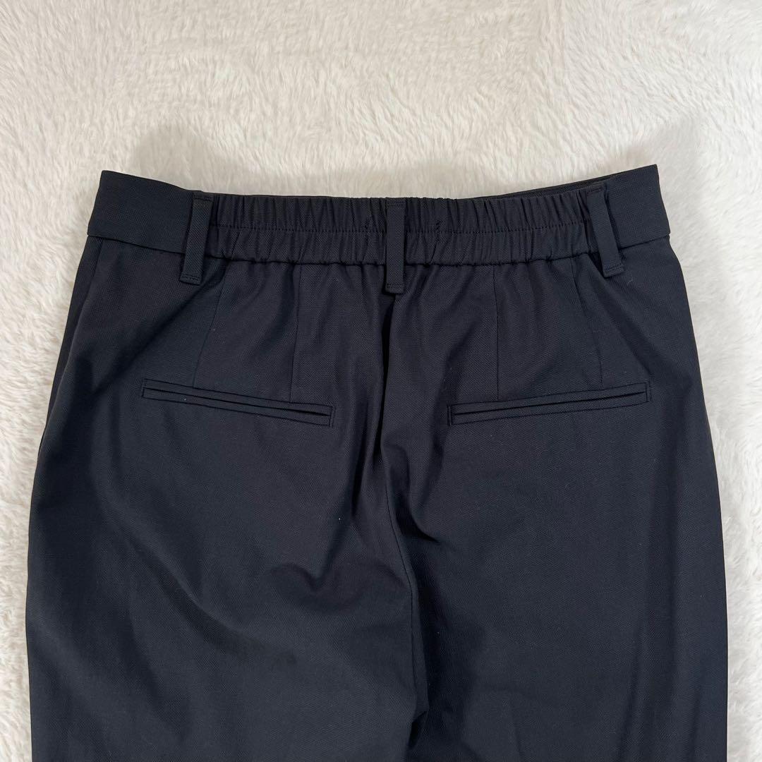 美品✨プラステ ノーカラージャケット パンツスーツ セットアップ ネイビー XS