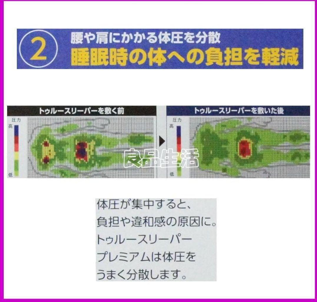 トゥルースリーパープレミアム！シングルサイズ厚さ50㎜幅970㎜長さ1950㎜