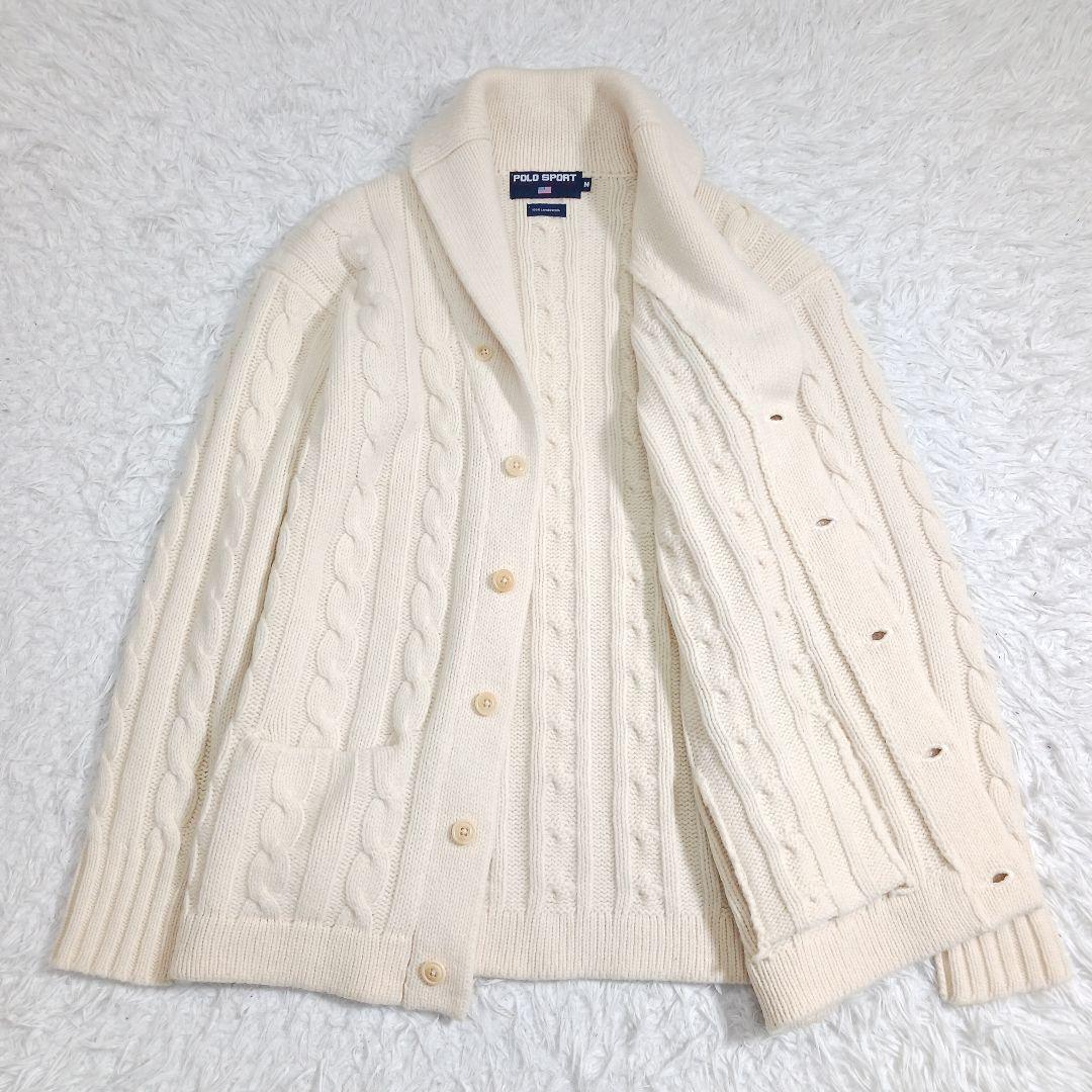 まとめ2点　ポロスポーツ 90’s ショールカラー ラムウール カーディガン