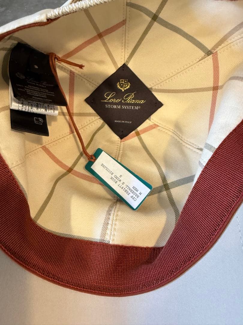 新品未使用　ロロピアーナ　キャップ　Sサイズ