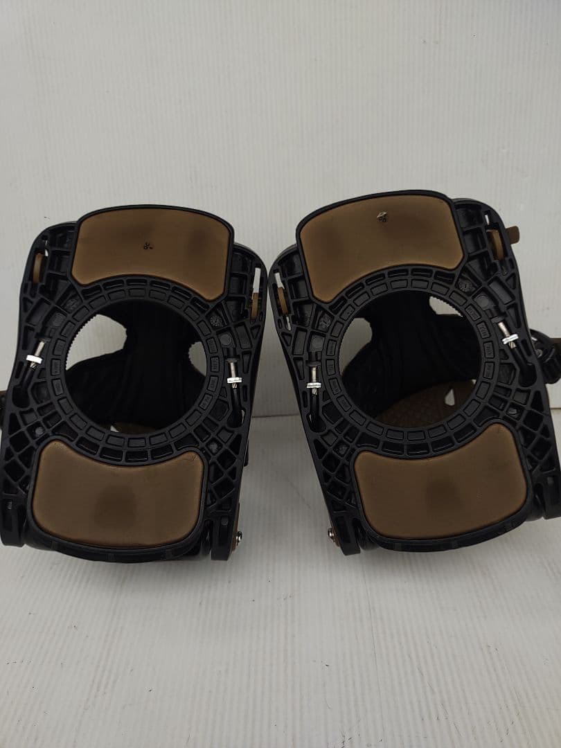 美品　FLOW スノーボード ビンディング 黒/茶　　希少