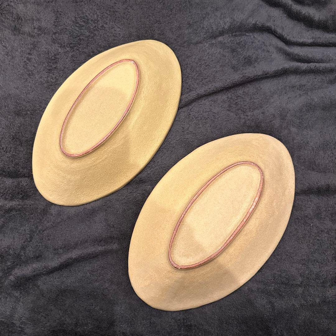 三ッ持啓　オーバル皿