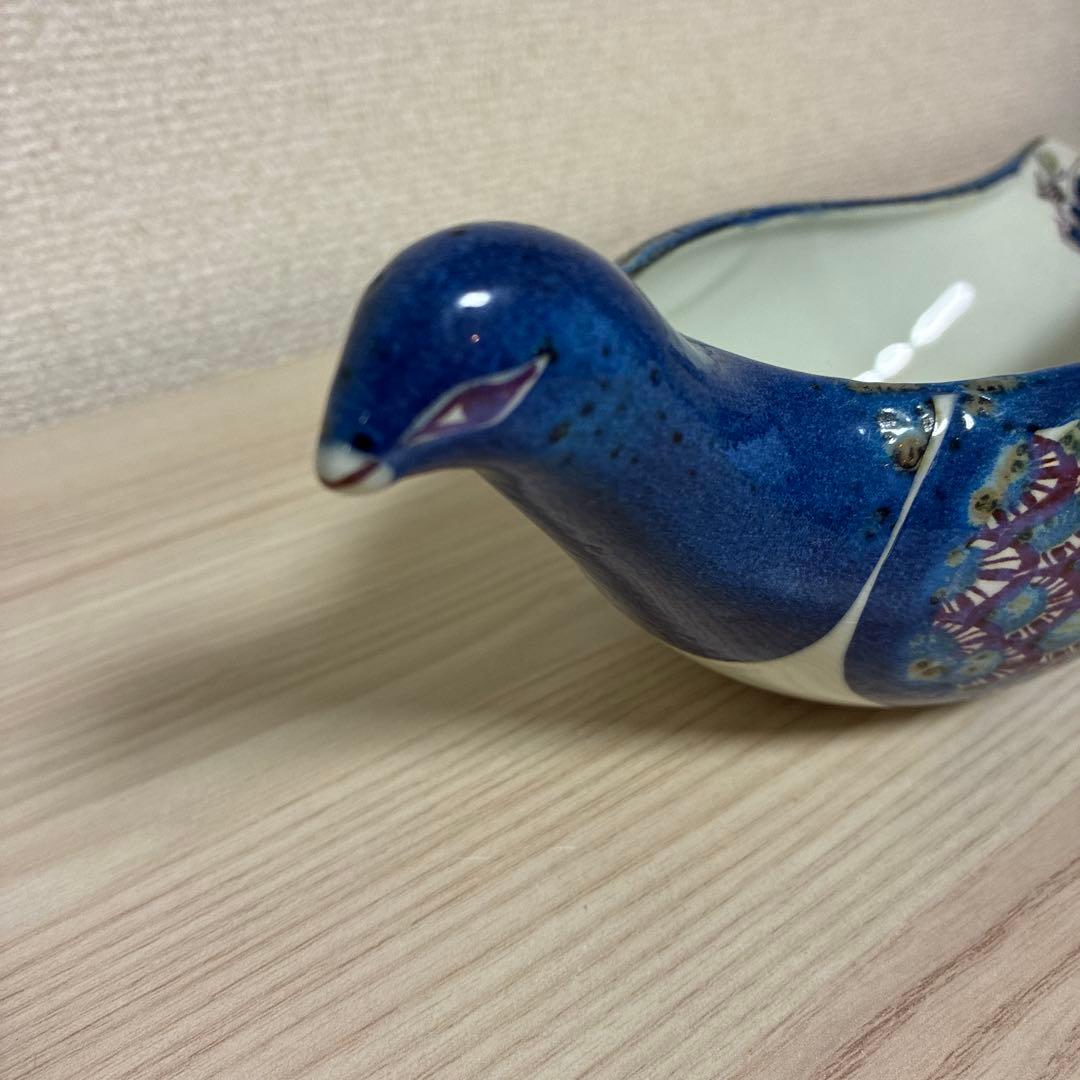 【レア】ロイヤルコペンハーゲン　テネラシリーズ　孔雀　小物入れ