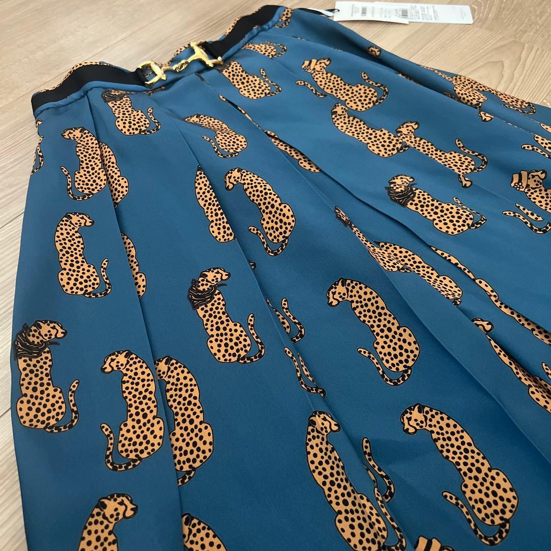 ⭐︎新品⭐︎チータープリントプリーツスカート