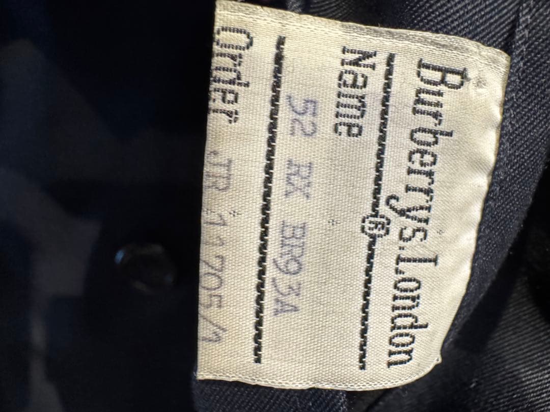 Burberry's ネイビー　トレンチコート サイズ52