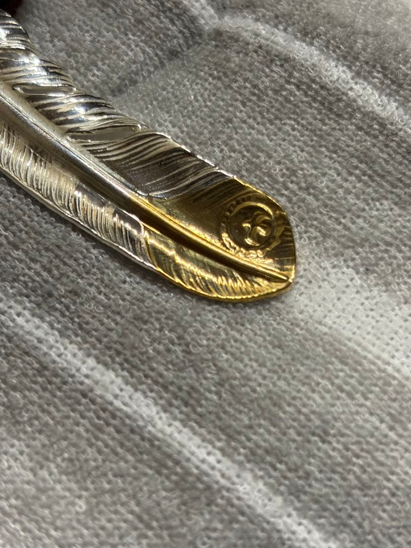 先金特大フェザー　ホイール　シルバー925 ファッションボニータ製　右向き