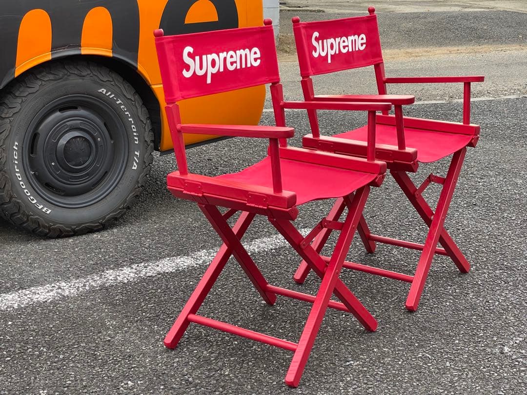 Supreme ディレクターズチェア 2脚セット