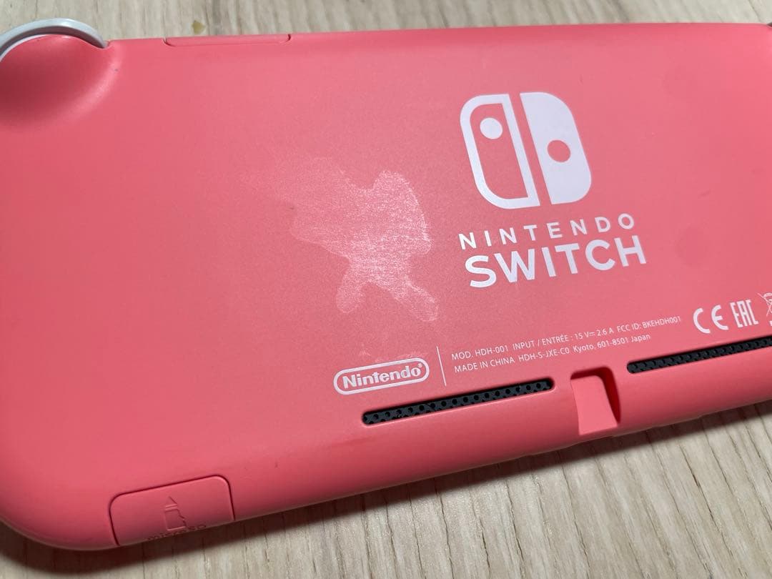 Nintendo Switch Lite 本体のみ　コーラル ピンク