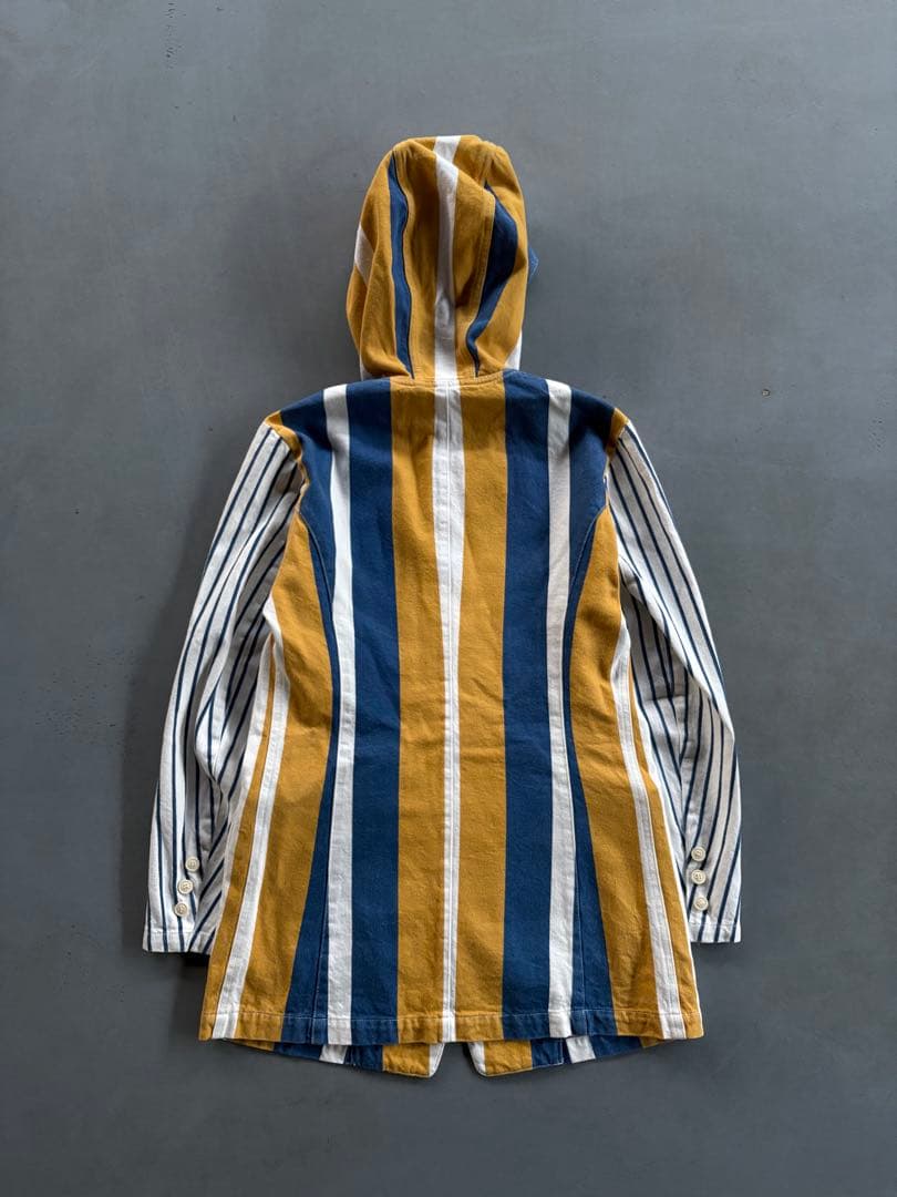 1980s I.S ISSEY MIYAKE マルチストライプ フードジャケット