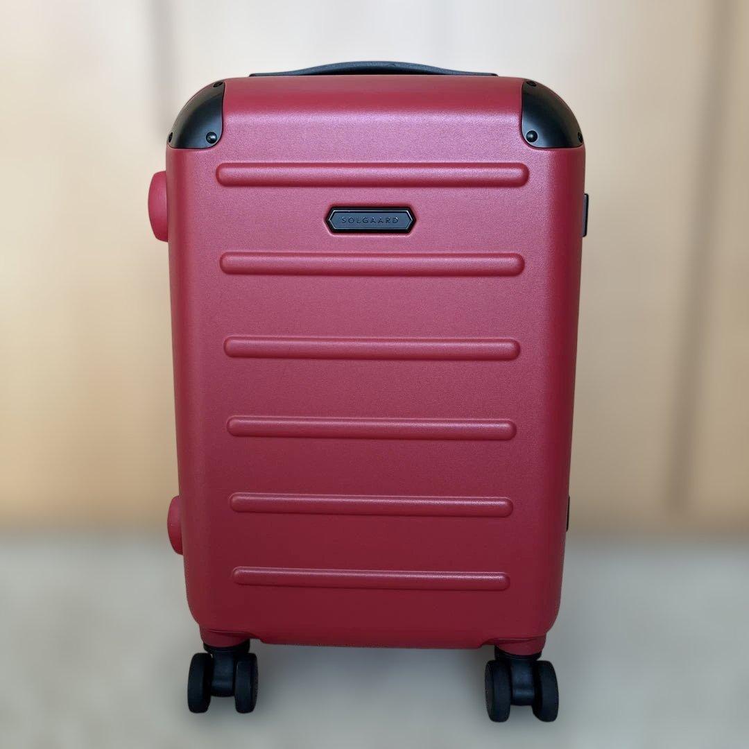 【美品】ソルガード 時短スーツケース 機内持込39L （レッド）
