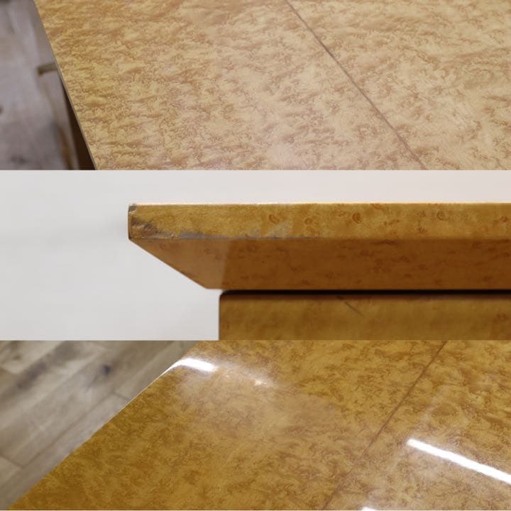 GMEK529○IDC大塚家具 スプレンダー バーズアイメープル 両袖机 書斎机