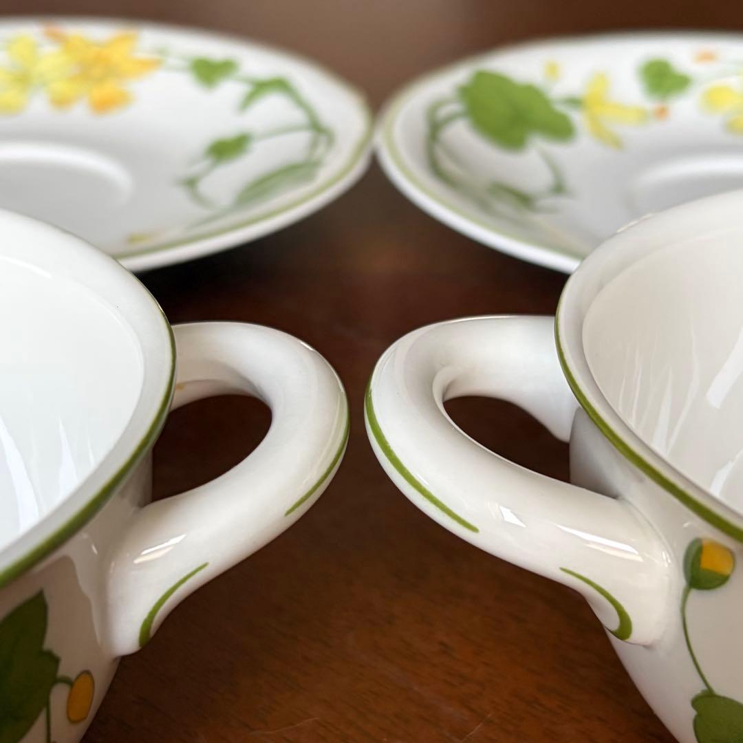 【レア美品】ドイツ製　ビレロイ＆ボッホ★ゼラニウムマルバ★スープC/Sペア