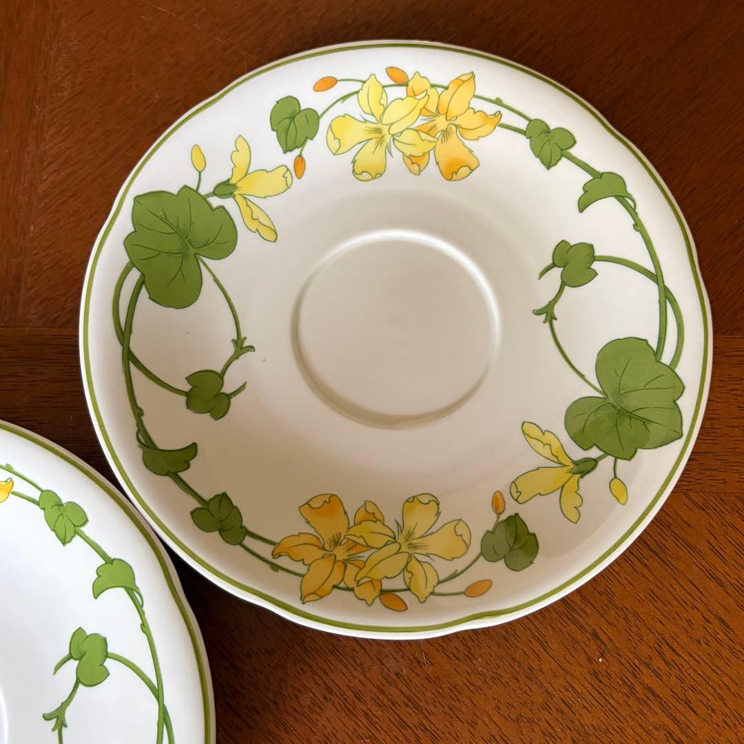 【レア美品】ドイツ製　ビレロイ＆ボッホ★ゼラニウムマルバ★スープC/Sペア