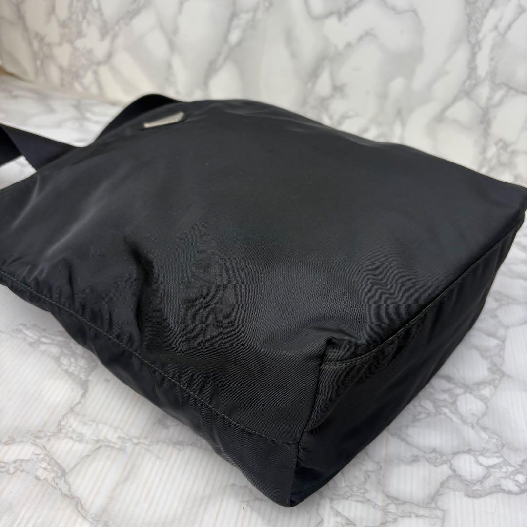 041 極美品 PRADA トートバッグ ハンドバッグ 肩掛け 黒 xo4