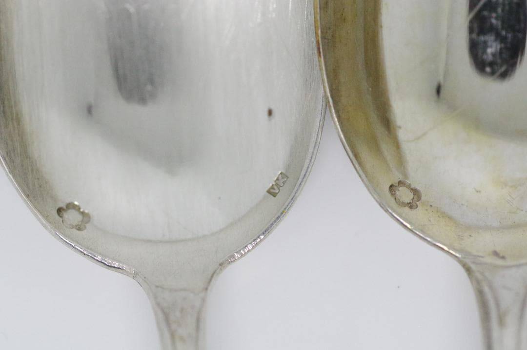 【超お得】No2【純銀・ソリッドシルバー】 6本セットスプーン