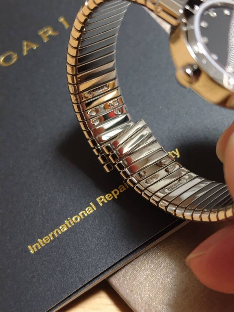 ブルガリ BVLGARI トゥボガス 12Pダイヤ 腕時計