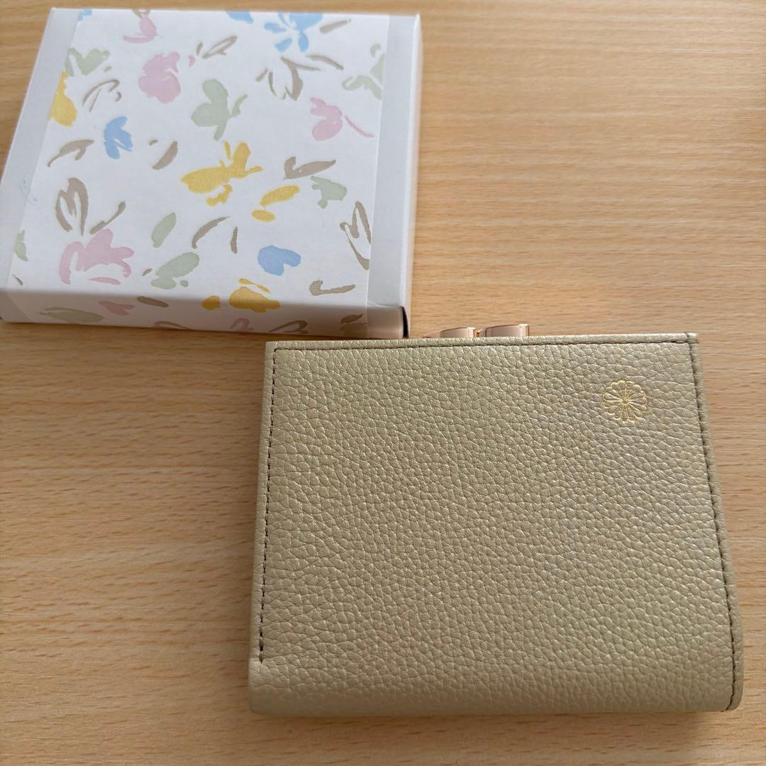 皇居 がま口 ゴールド　新品未使用